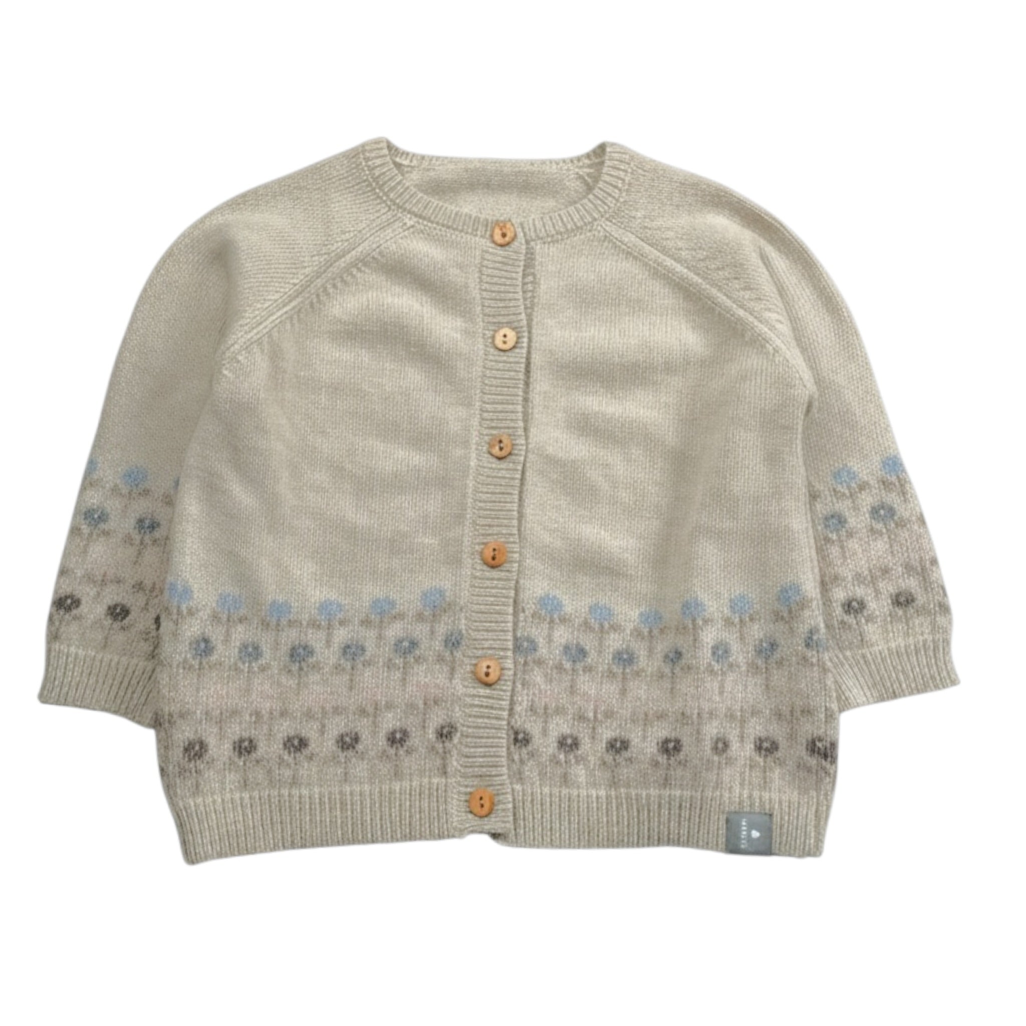 Snug Cardigan tinta unita con Bottoni E Stampa Beige per Neonata 930AR5W007140 BEIGE SNUG 