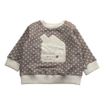 Snug Felpa tinta unita con Stampa E Pois Fango per Neonato 930AY5W083G22 FANGO SNUG 