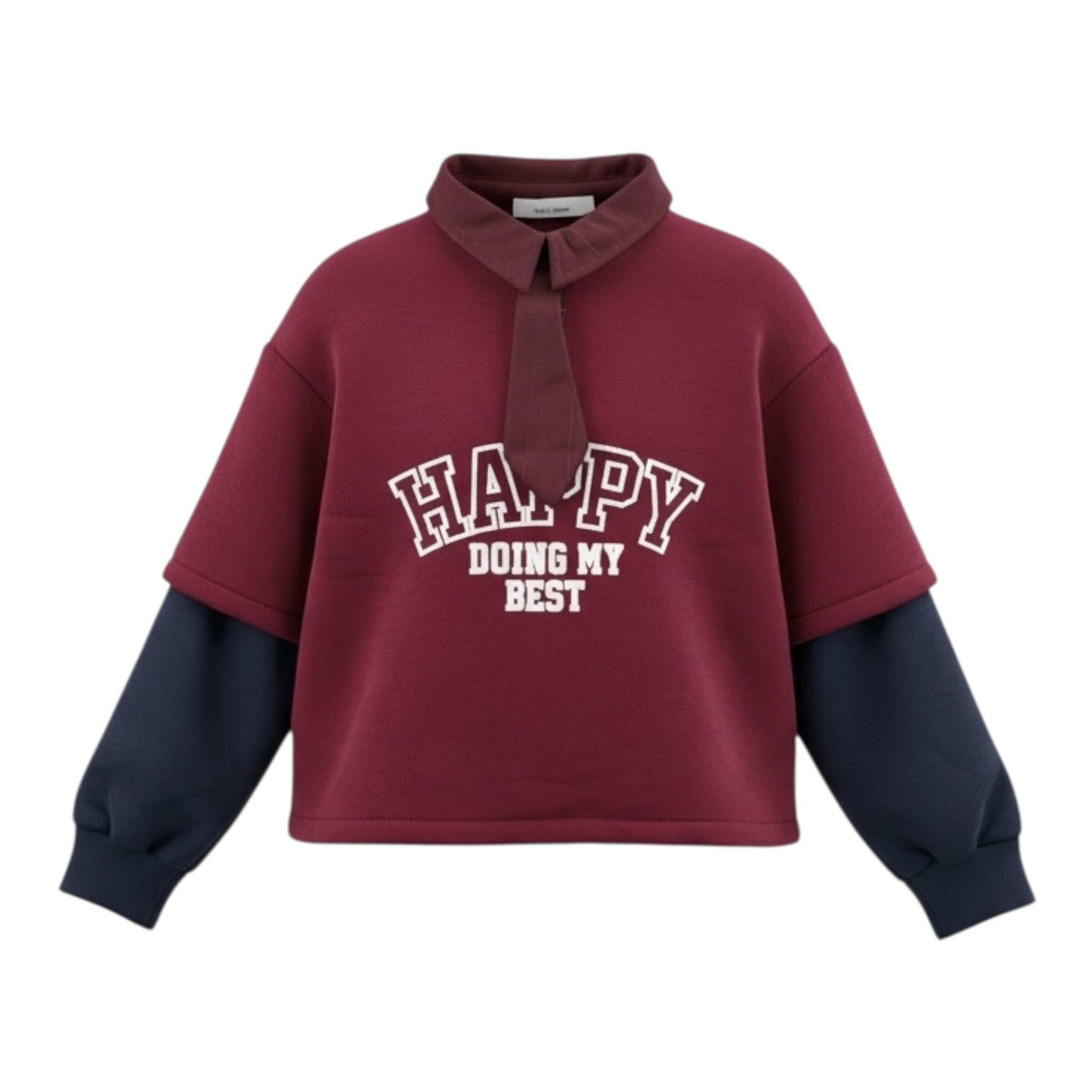 So Twee By Miss Grant Felpa Bicolore con Stampa Rosso/Blu per Bambina ST0125 ROSSO/BLU SO TWEE BY MISS GRANT 