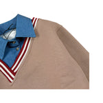 So Twee By Miss Grant Maglia tinta unita con Finta Camicia Beige per Neonata ST0147BN BEIGE SO TWEE BY MISS GRANT 