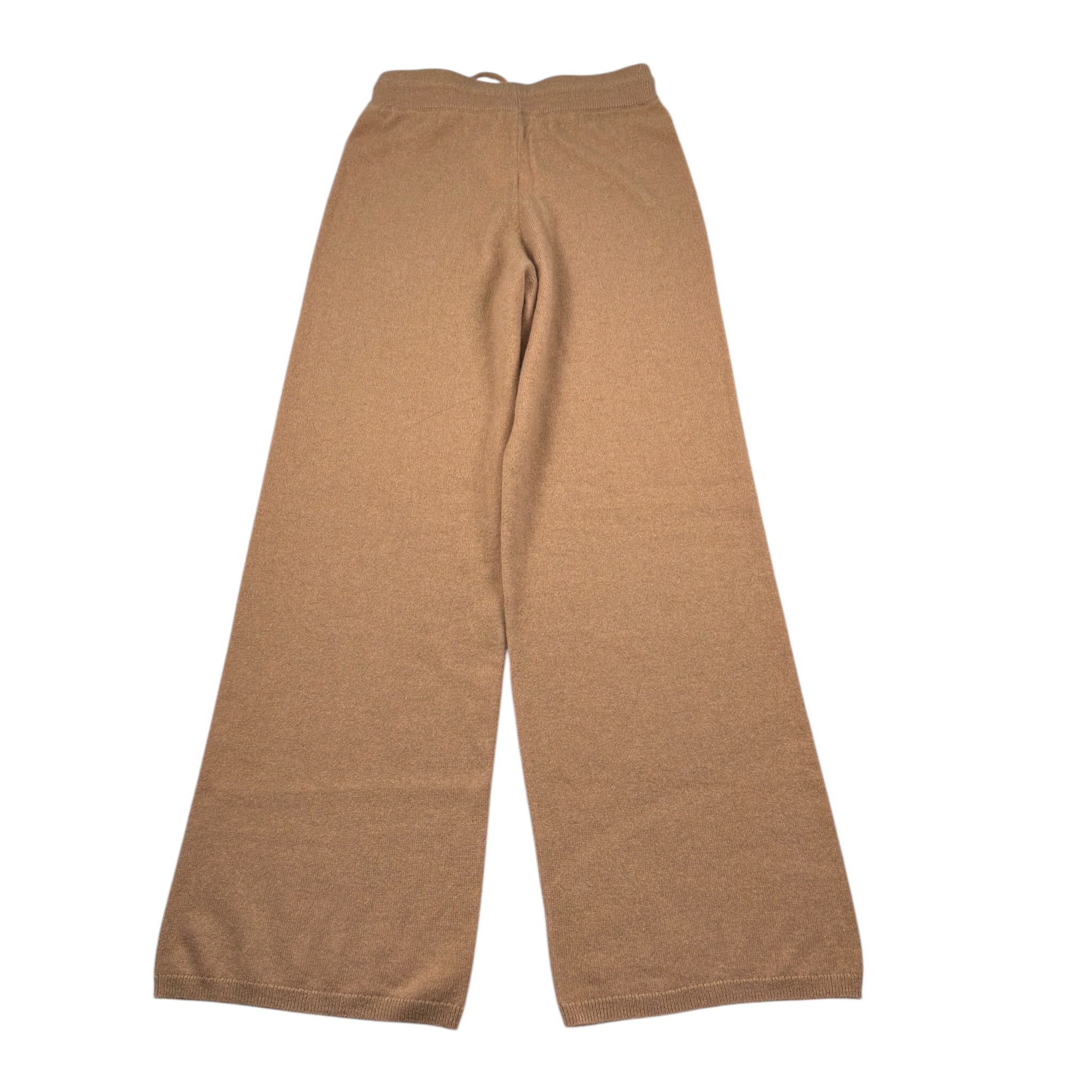 Solocascmir Pantalone tinta unita con Elastico In Vita Cammello per Bambina CS152 CAMMELLO SOLOCASCMIR 