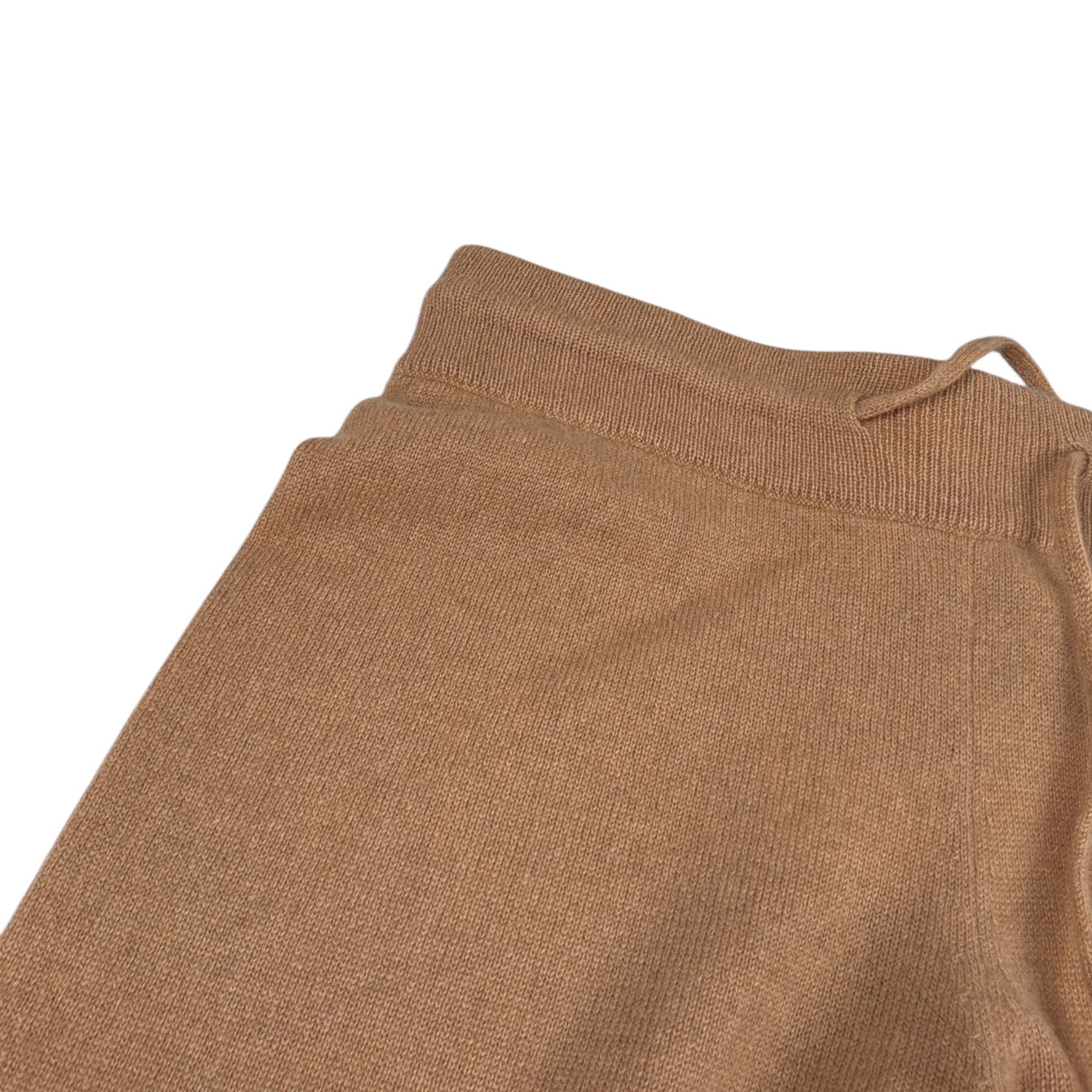 Solocascmir Pantalone tinta unita con Elastico In Vita Cammello per Bambina CS152 CAMMELLO SOLOCASCMIR 