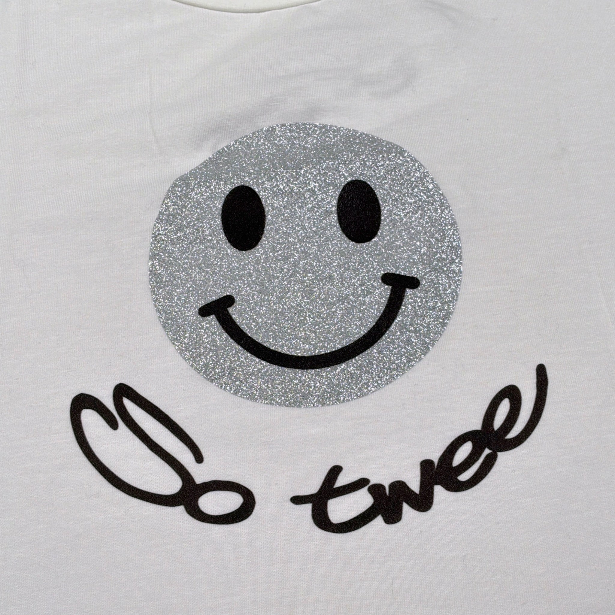 Soo Twee T-Shirt tinta unita con Stampa Bianco per Bambina ST0143 BIANCO SOO TWEE 