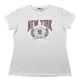 So Twee By Miss Grant T-Shirt Girocollo tinta unita con Stampa Bianco per Bambino ST0190 BIANCO SO TWEE BY MISS GRANT 