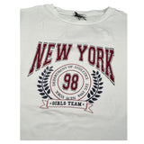 So Twee By Miss Grant T-Shirt Girocollo tinta unita con Stampa Bianco per Bambino ST0190 BIANCO SO TWEE BY MISS GRANT 