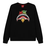 Sprayground Felpa tinta unita con Stampa Nero per Bambino SPY1344GBLK NERO SPRAYGROUND 