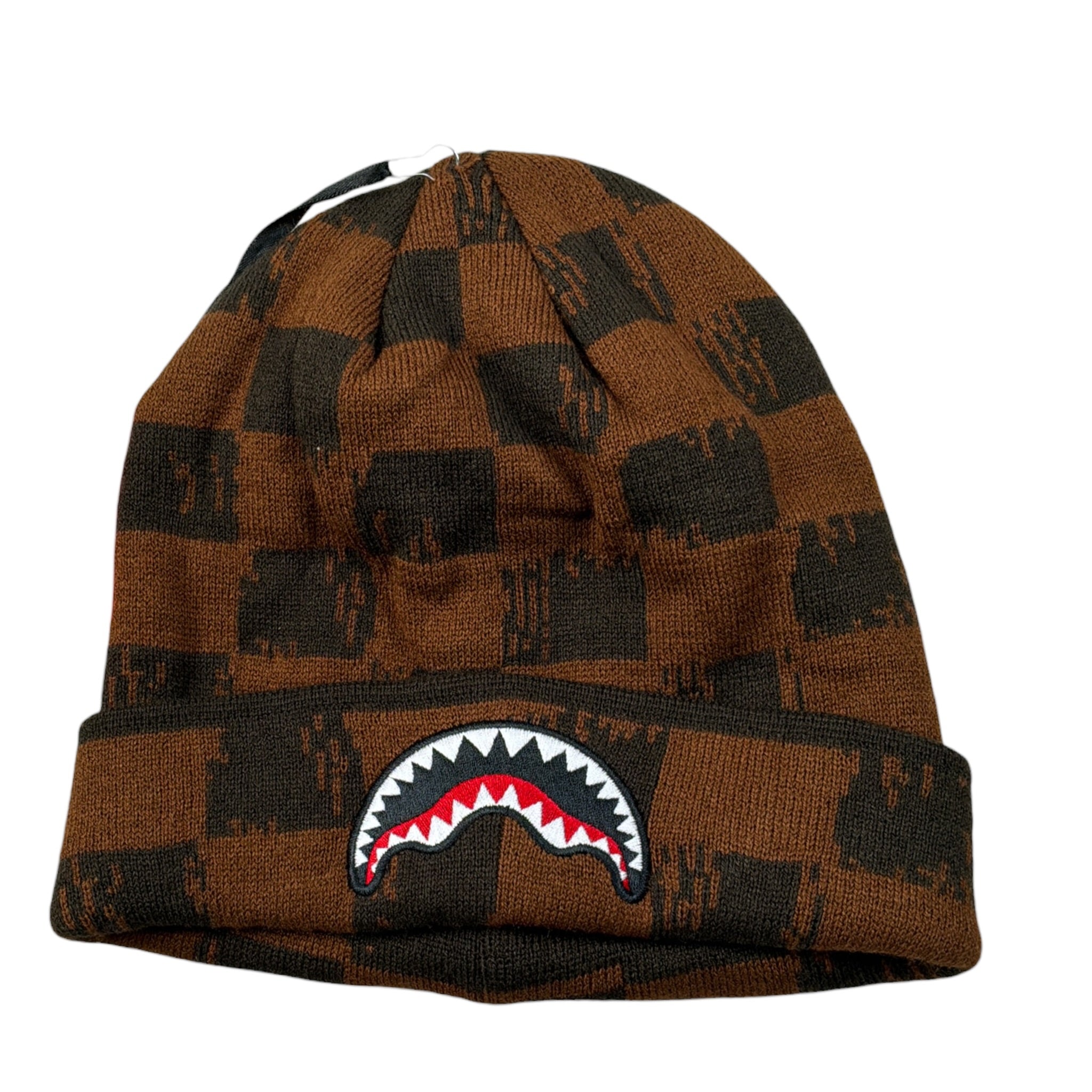 Sprayground Cappello tinta unita con Logo Marrone per Bambino SPY15010GREY MARRONE SPRAYGROUND 