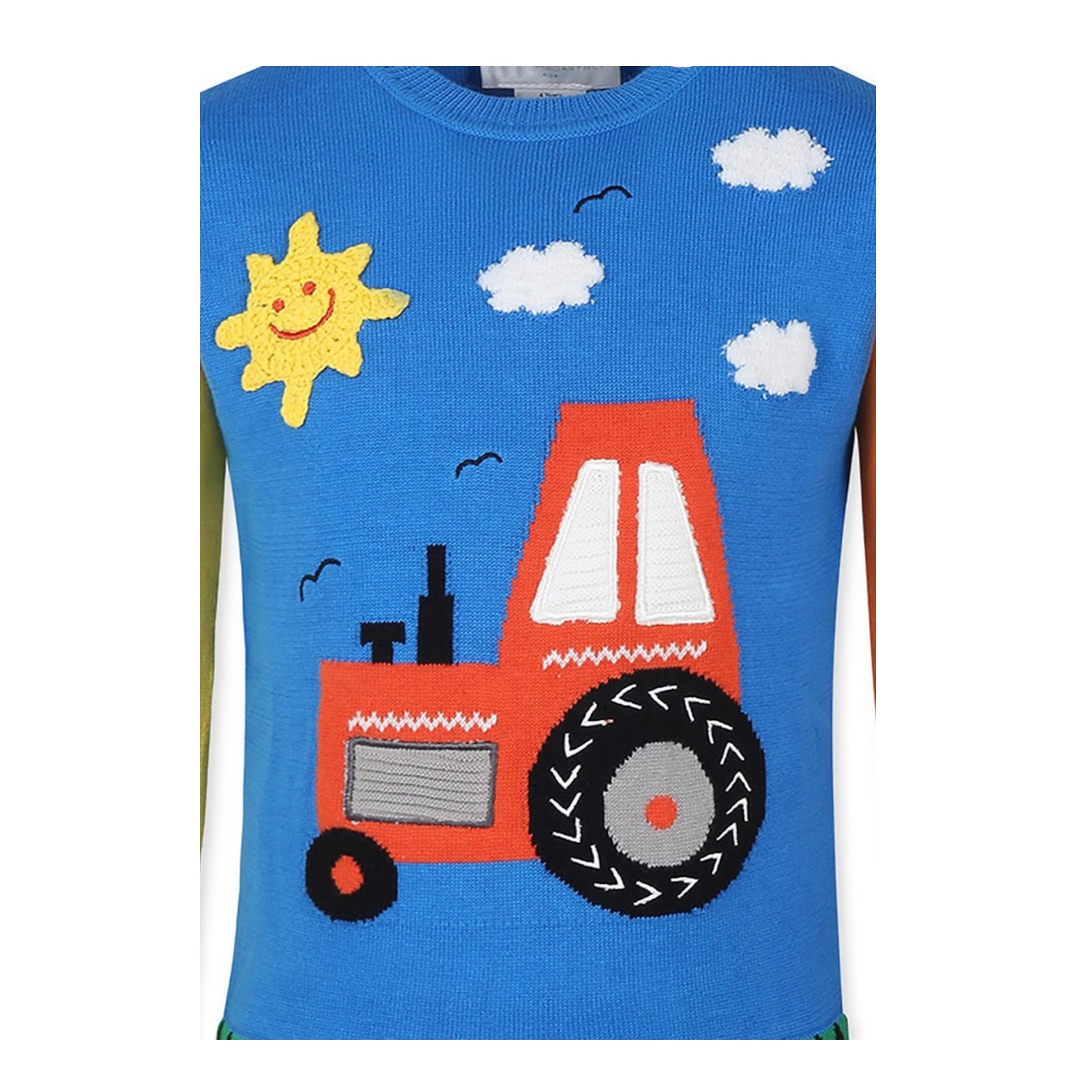 Stella Mccartney Maglia Girocollo Multicolor con Ricami Multicolor per Bambino MGSTMC MULTICOLOR STELLA McCARTNEY 