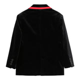 Stella Mccartney Giacca In Camoscio tinta unita Nero per Bambina TV2D54 NERO STELLA McCARTNEY 