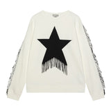Stella Mccartney Felpa Girocollo tinta unita con Stampa Bianco per Bambina TV4D00 BIANCO STELLA McCARTNEY 