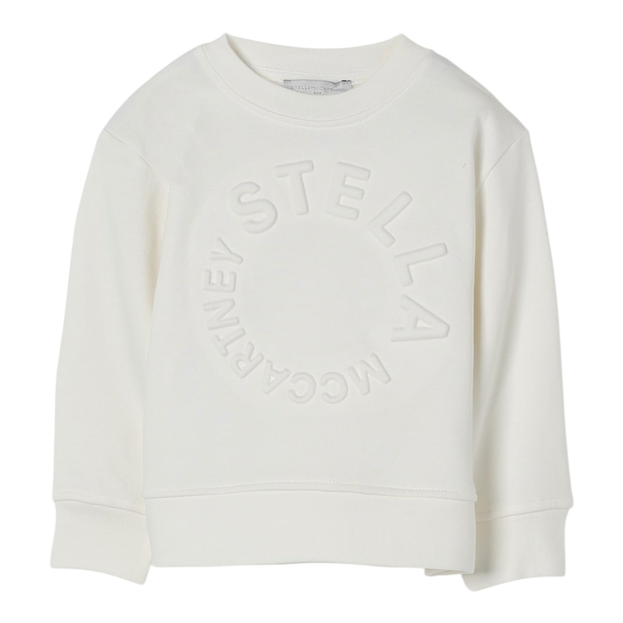 Stella Mccartney Felpa Chiusa Girocollo tinta unita Bianco per Bambina TV4P30 BIANCO STELLA McCARTNEY 