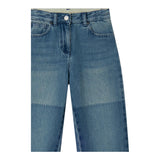 Stella Mccartney Jeans tinta unita con Girovita Regolabile Azzurro per Bambina TW6E70 AZZURRO STELLA McCARTNEY 