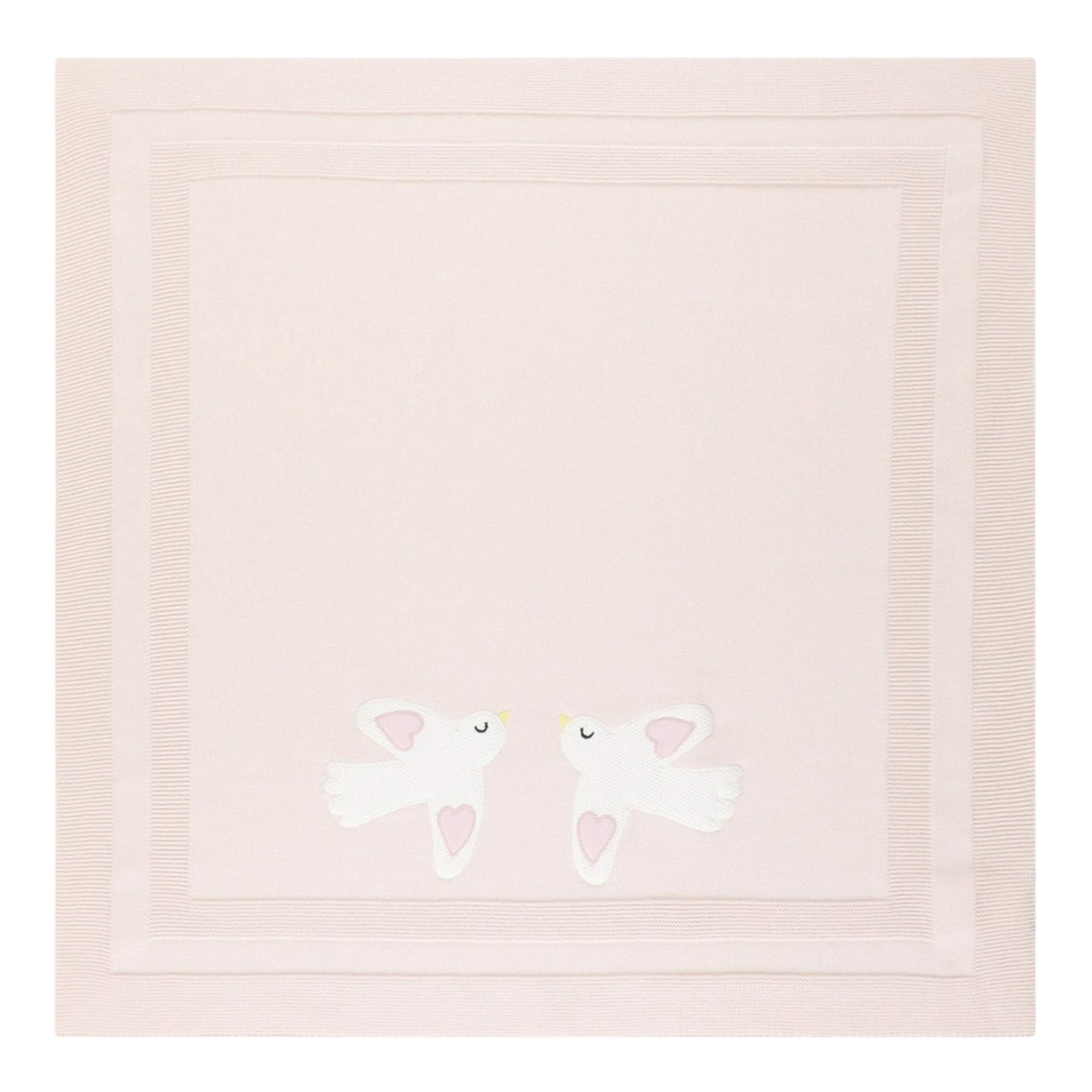 Stella Mccartney Coperta tinta unita con Ricami Rosa per Neonata TX0020 ROSA STELLA McCARTNEY 