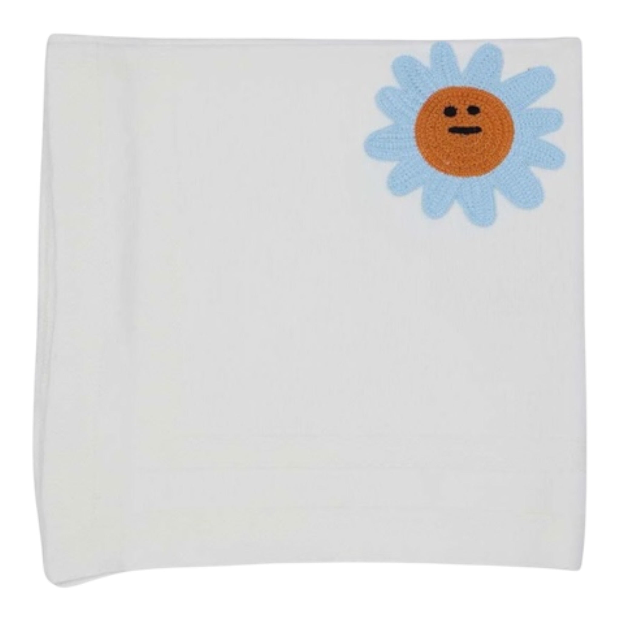Stella Mccartney Coperta tinta unita con Ricami Panna per Neonata TX0520 PANNA STELLA McCARTNEY 