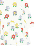 Stella Mccartney Abito Manica Lunga tinta unita con Stampe Bianco per Neonata TX1040 BIANCO STELLA McCARTNEY 