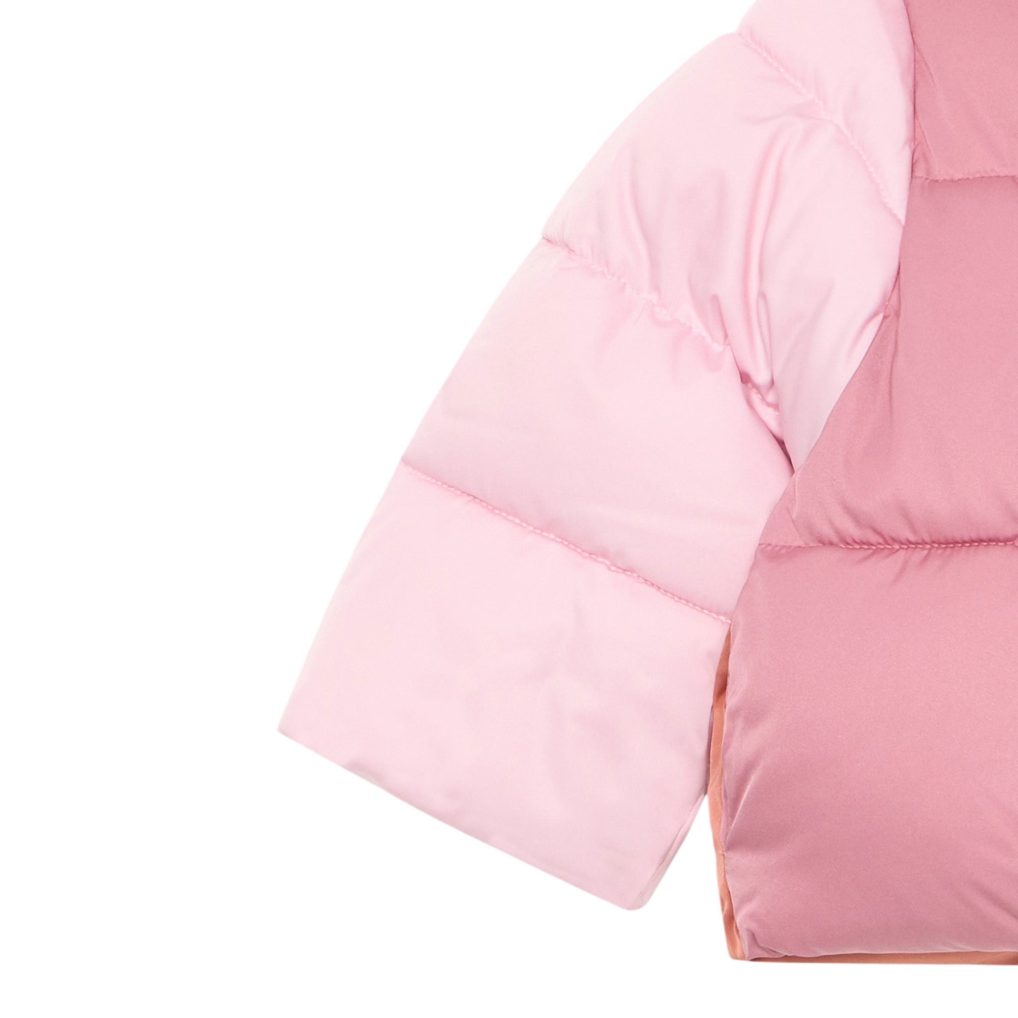 Stella Mccartney Giubbino con Cappuccio Tricolore Rosa per Neonata TX2A87 ROSA STELLA McCARTNEY 