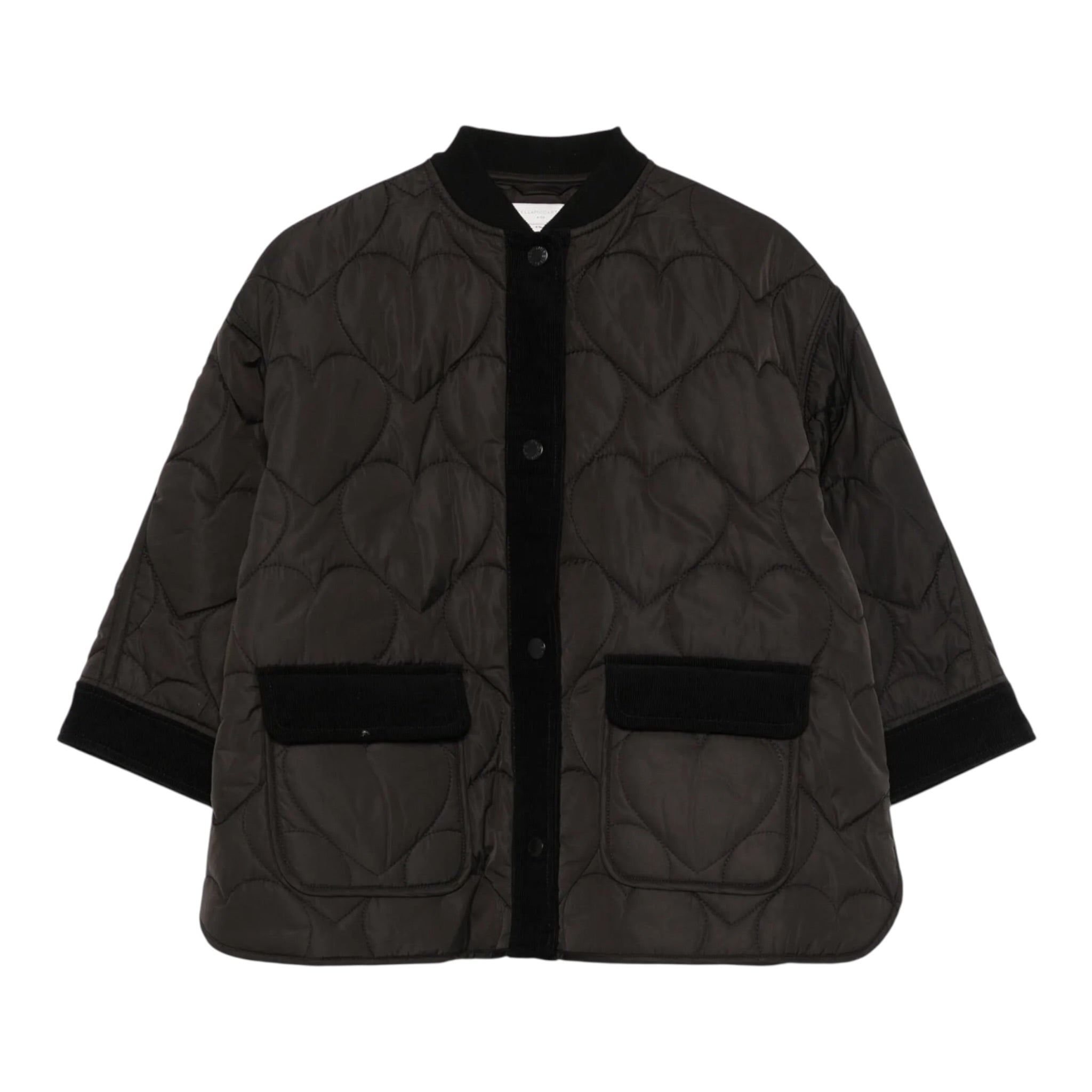 Stella Mccartney Giubbino tinta unita Nero per Bambina TX2B97 NERO STELLA McCARTNEY 