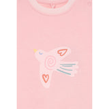 Stella Mccartney Felpa Chiusa Girocollo tinta unita con Stampe Rosa per Neonata TX4100 ROSA STELLA McCARTNEY 