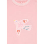 Stella Mccartney Felpa Chiusa Girocollo tinta unita con Stampe Rosa per Neonata TX4100 ROSA STELLA McCARTNEY 