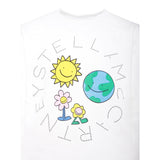Stella Mccartney Felpa Chiusa Girocollo tinta unita con Stampe Panna per Bambina TX4A30 PANNA STELLA McCARTNEY 