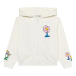 Stella Mccartney Felpa con Zip E Cappuccio tinta unita Panna per Bambina TX4A40 PANNA STELLA McCARTNEY 
