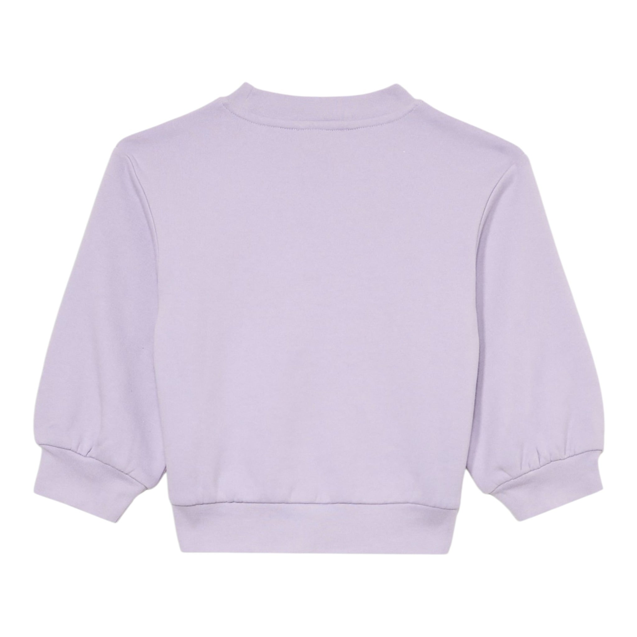Stella Mccartney Felpa Chiusa Girocollo tinta unita con Stampe Lilla per Bambina TX4A60X LILLA STELLA McCARTNEY 