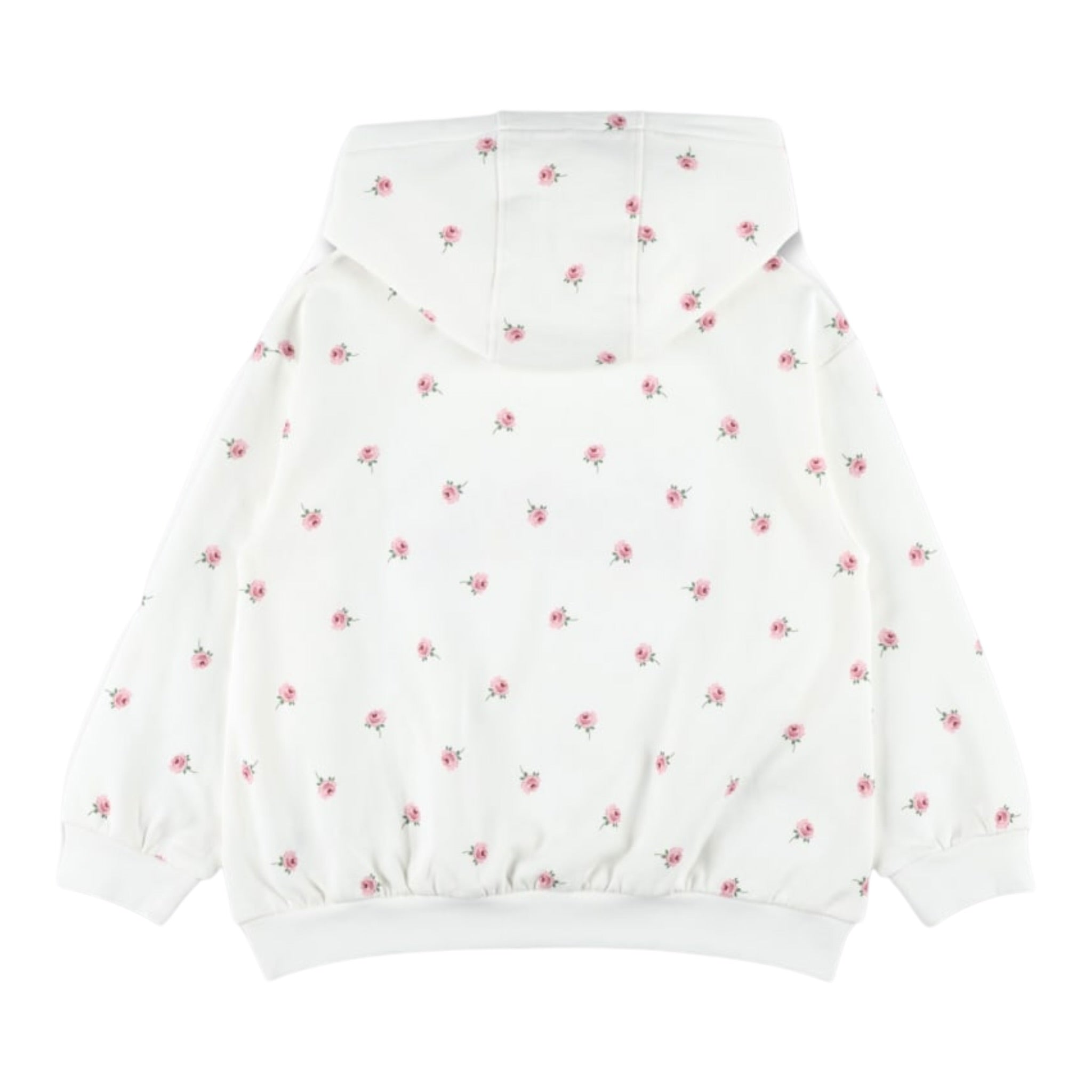Stella Mccartney Felpa Chiusa con Cappuccio tinta unita con Stampe Panna per Bambina TX4C60X PANNA STELLA McCARTNEY 
