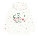 Stella Mccartney Felpa Chiusa con Cappuccio tinta unita con Stampe Bianco per Bambina TX4C60XX BIANCO STELLA McCARTNEY 