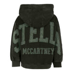Stella Mccartney Felpa con Zip E Cappuccio tinta unita Nero per Bambino TX4R60 NERO STELLA McCARTNEY 