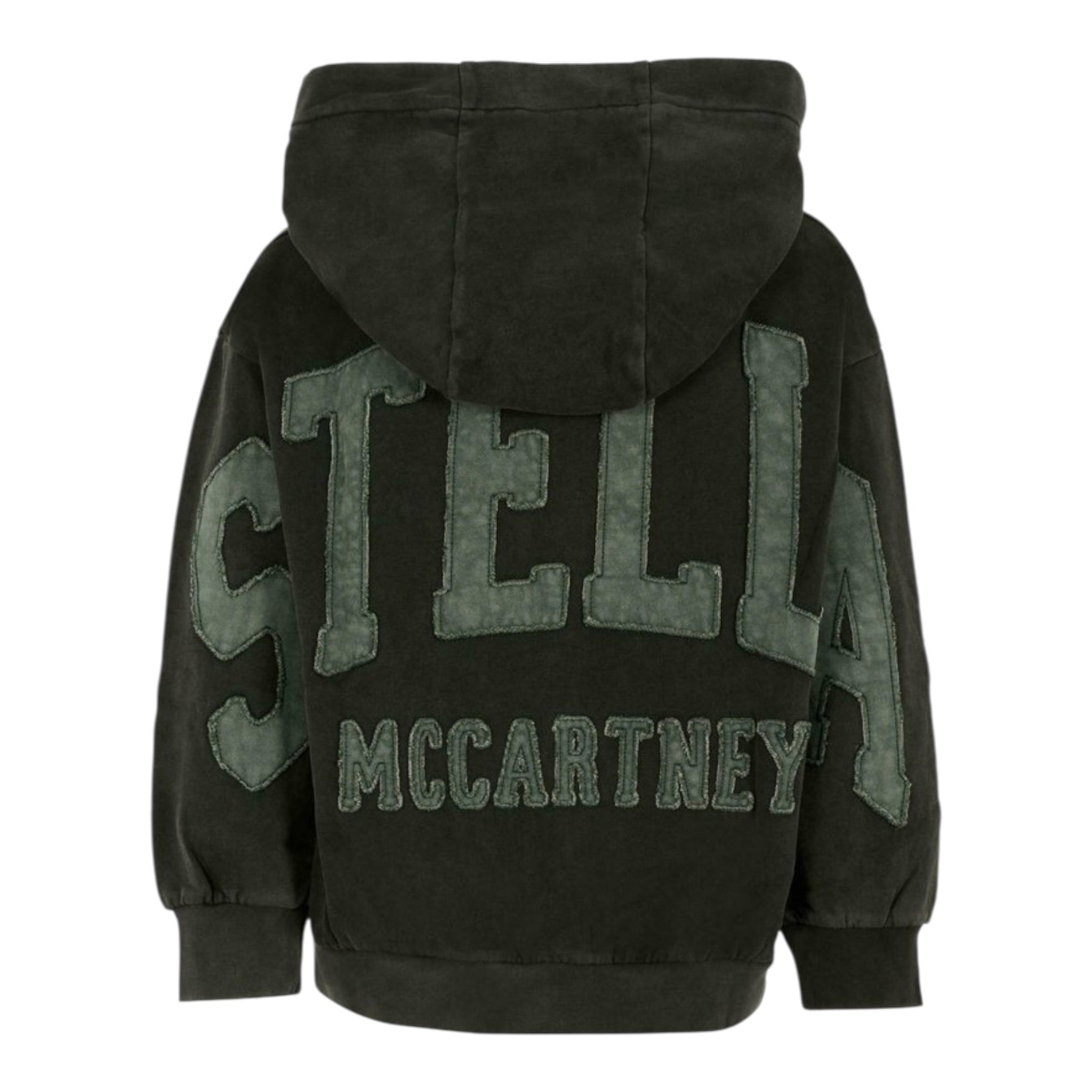 Stella Mccartney Felpa con Zip E Cappuccio tinta unita Nero per Bambino TX4R60 NERO STELLA McCARTNEY 