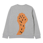 Stella Mccartney Felpa Chiusa Girocollo tinta unita con Stampa Grigio per Neonato TX4S20 GRIGIO STELLA McCARTNEY 