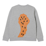 Stella Mccartney Felpa Chiusa Girocollo tinta unita con Stampa Grigio per Neonato TX4S20 GRIGIO STELLA McCARTNEY 