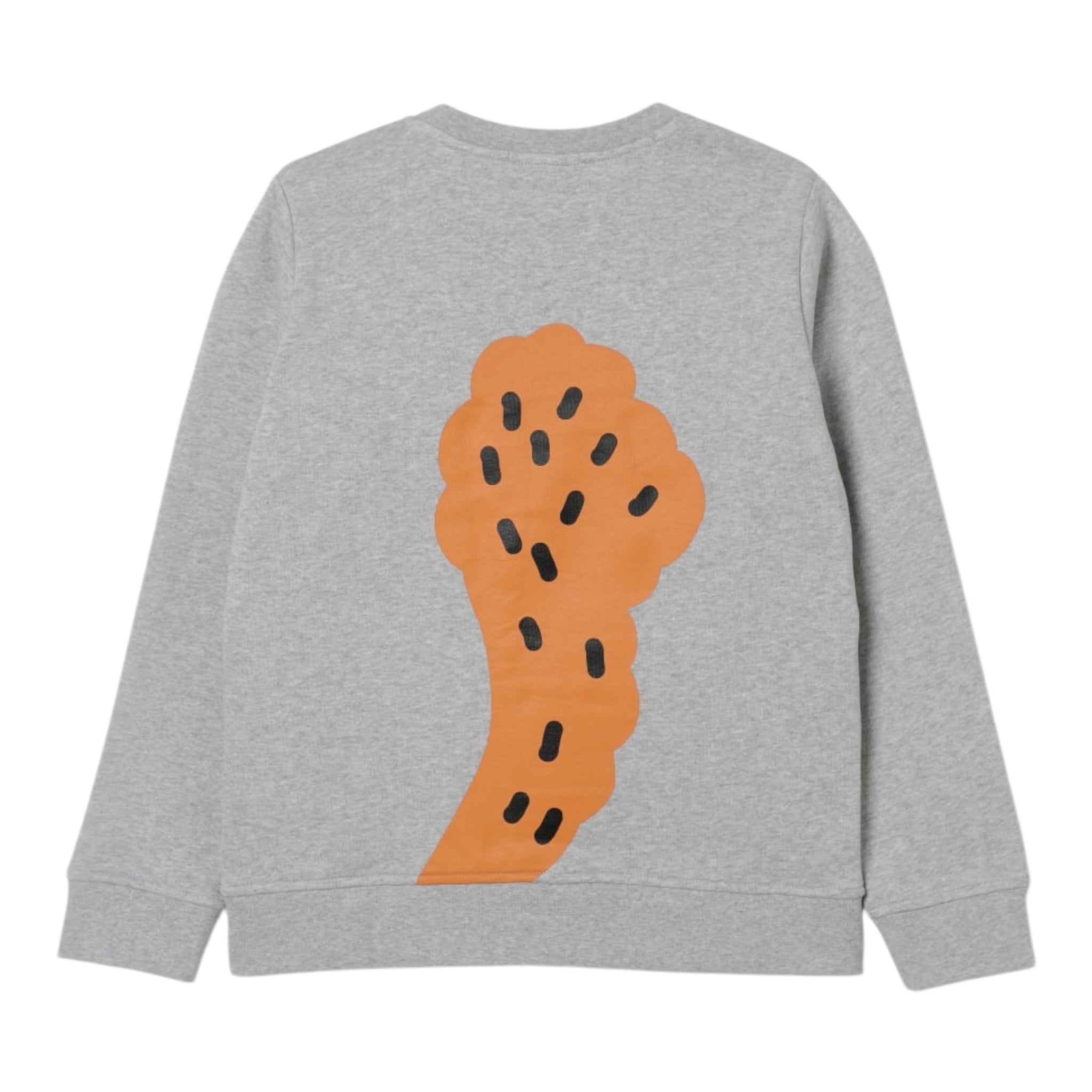 Stella Mccartney Felpa Chiusa Girocollo tinta unita con Stampa Grigio per Bambino TX4S20J GRIGIO STELLA McCARTNEY 