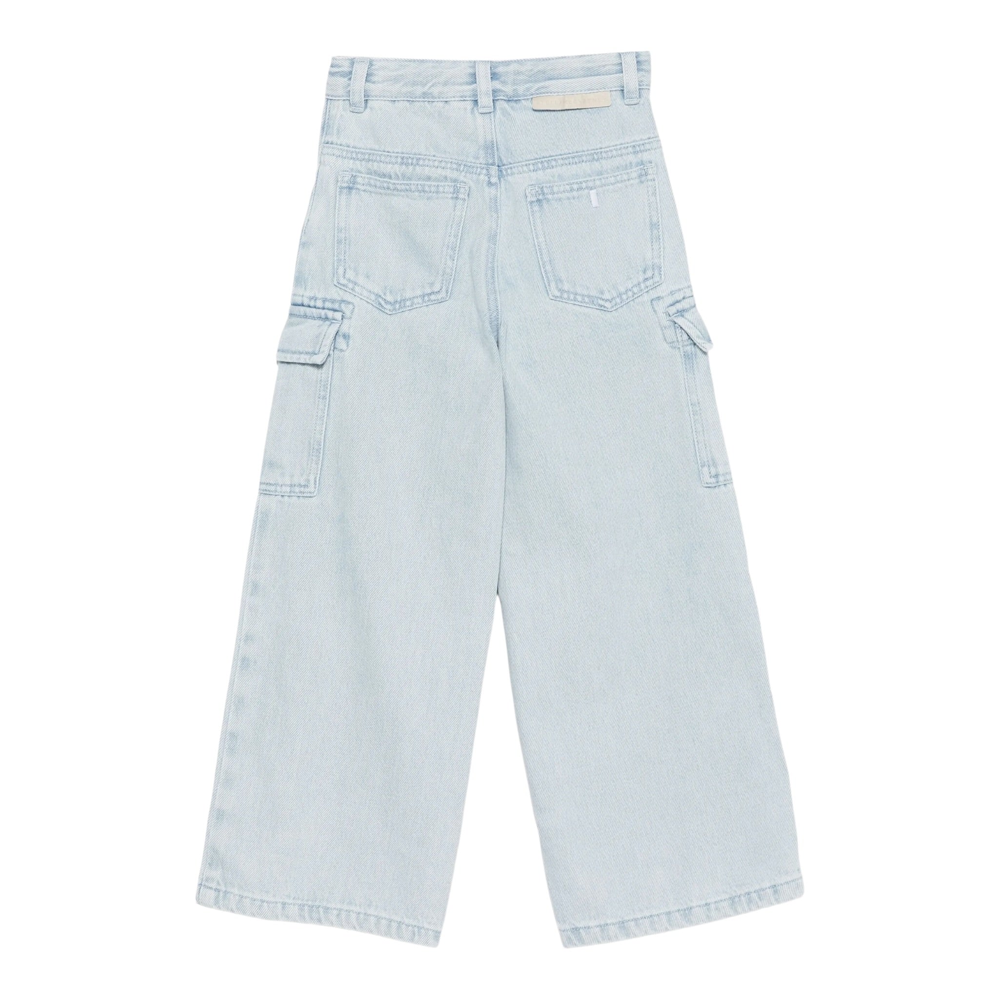 Stella Mccartney Jeans tinta unita Modello Palazzo Azzurro per Bambina TX6D30 AZZURRO STELLA McCARTNEY 
