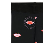 Stella Mccartney Leggins tinta unita con Stampe Nero per Bambina TX6E50 NERO STELLA McCARTNEY 