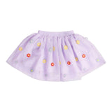 Stella Mccartney Gonna tinta unita In Tulle E Ricami Lilla per Neonata TX7001 LILLA STELLA McCARTNEY 
