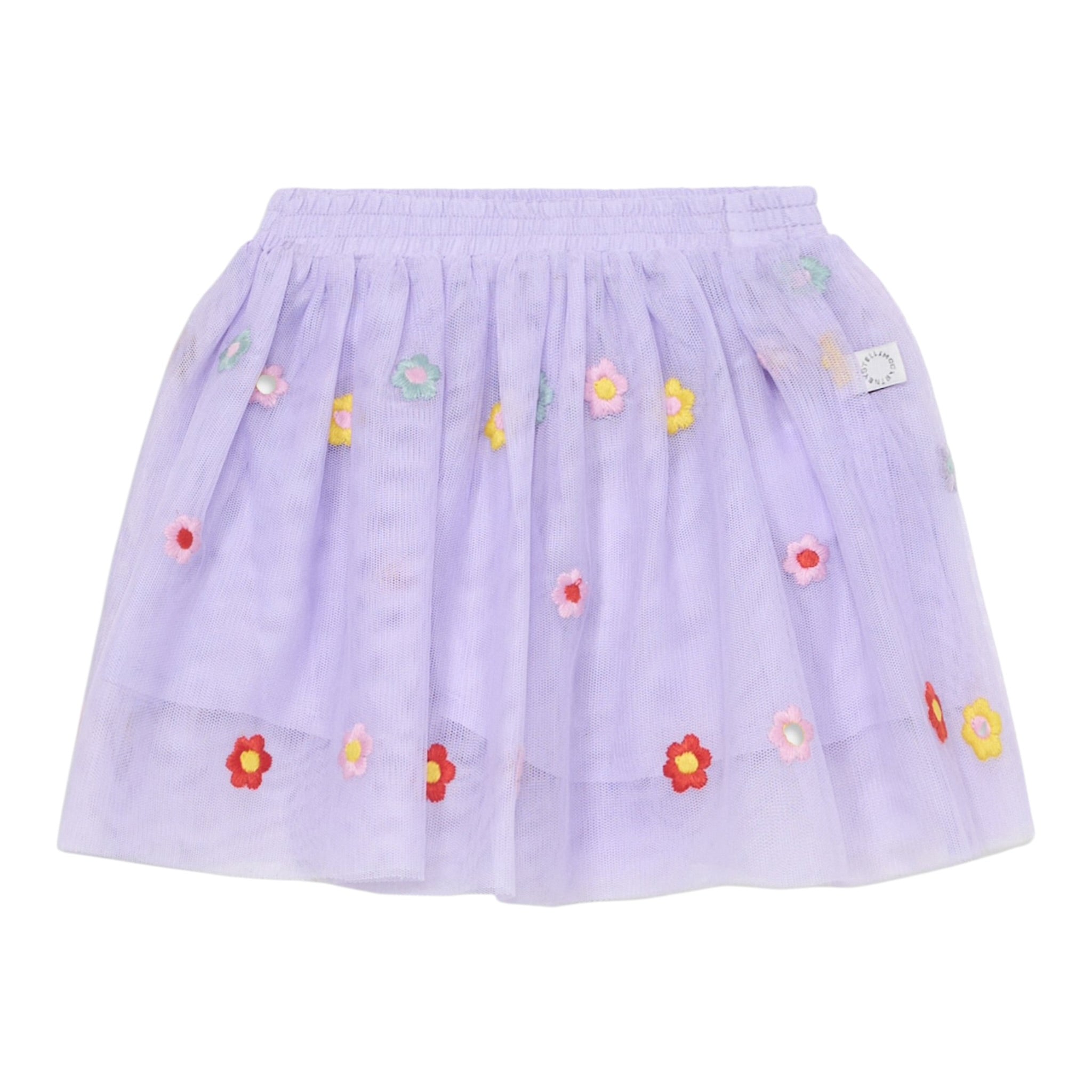 Stella Mccartney Gonna tinta unita In Tulle E Ricami Lilla per Neonata TX7001X LILLA STELLA McCARTNEY 