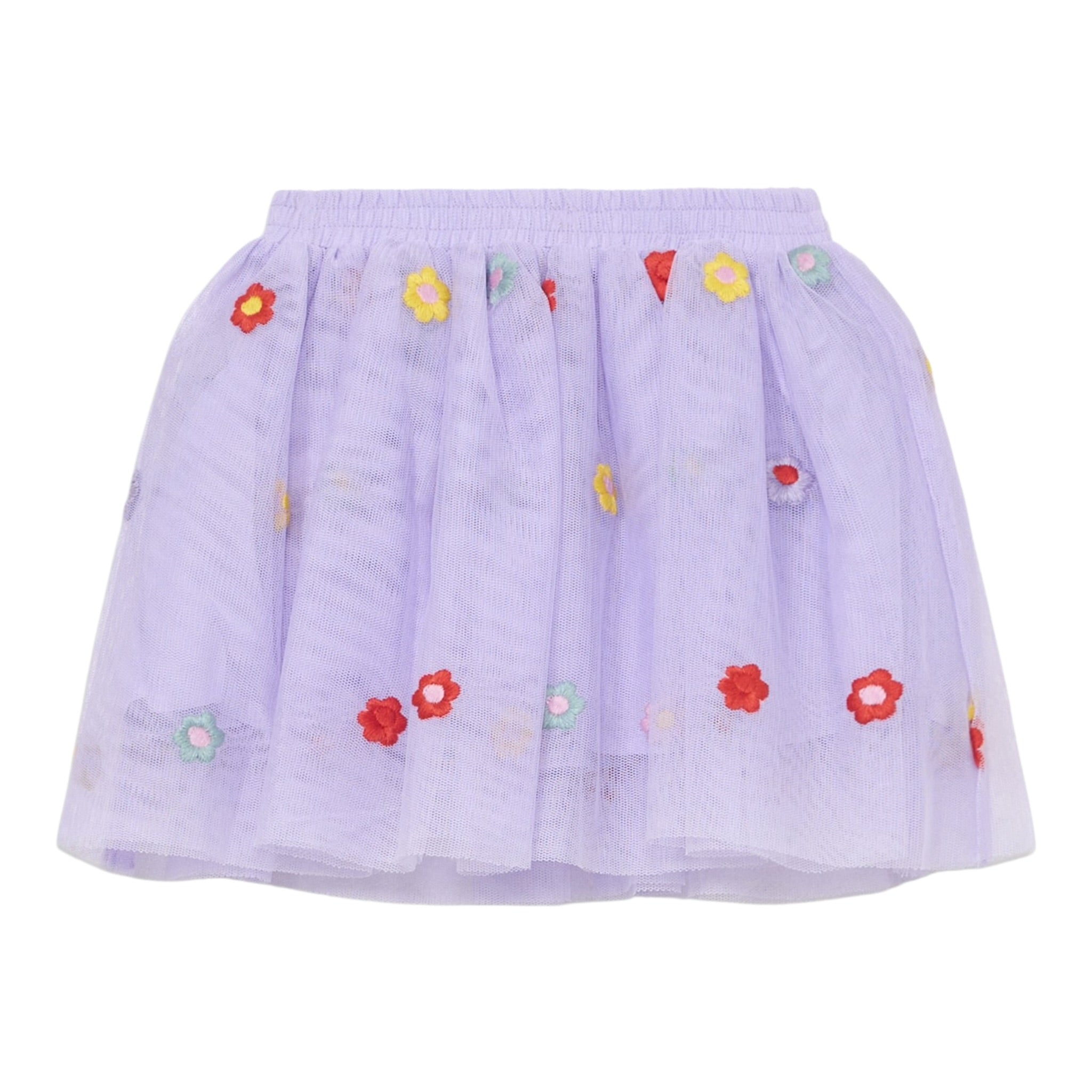 Stella Mccartney Gonna tinta unita In Tulle E Ricami Lilla per Neonata TX7001X LILLA STELLA McCARTNEY 