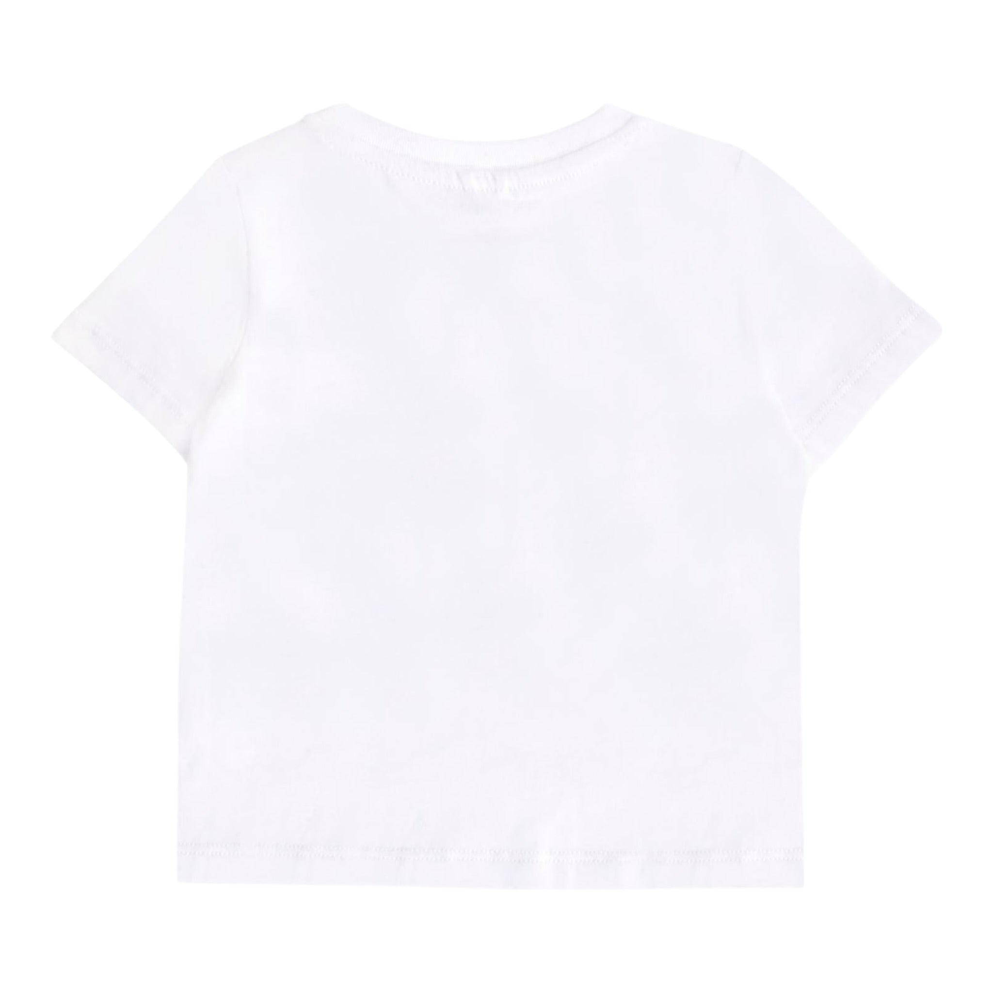 Stella Mccartney T-Shirt Girocollo tinta unita con Stampa Bianco per Neonato TX8521N BIANCO STELLA McCARTNEY 