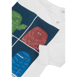 Stella Mccartney Shirt Girocollo tinta unita con Stampe Bianco per Neonato TX8550 BIANCO STELLA McCARTNEY 