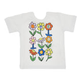 Stella Mccartney T-Shirt Girocollo tinta unita con Stampe Bianco per Bambina TX8A61 BIANCO STELLA McCARTNEY 