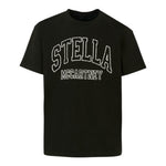 Stella Mccartney T-Shirt Girocollo tinta unita con Stampa Nero per Bambino TX8C31 NERO STELLA McCARTNEY 
