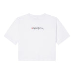 Stella Mccartney T-Shirt Girocollo tinta unita con Stampa Logo Bianco per Bambina TX8C51X BIANCO STELLA McCARTNEY 