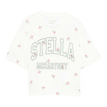 Stella Mccartney T-Shirt Girocollo tinta unita con Stampe Bianco per Bambina TX8C61XX BIANCO STELLA McCARTNEY 