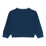 Stella Mccartney Maglia Girocollo tinta unita con Ricami Blu per Bambino TX9P10 BLU STELLA McCARTNEY 