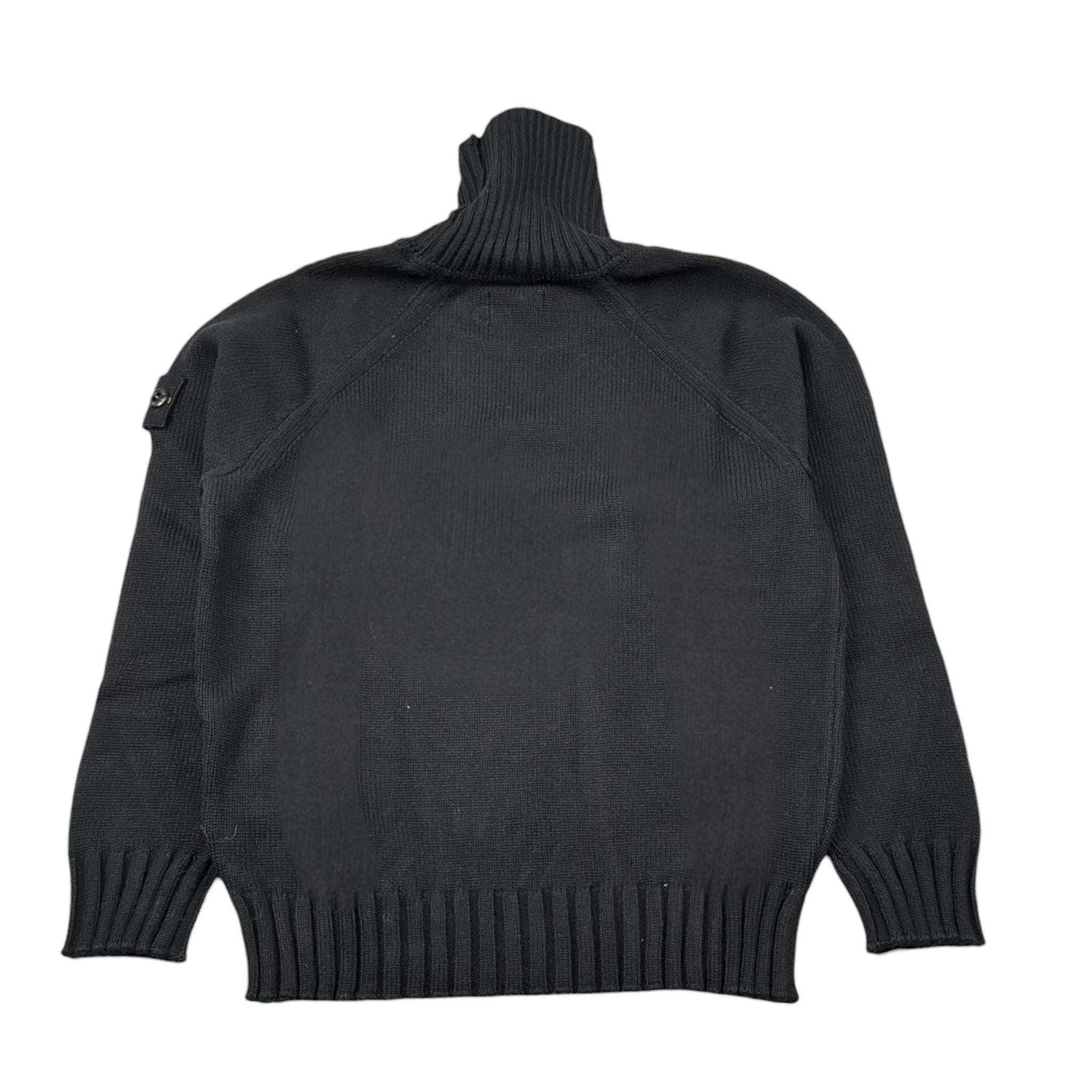 Stone Island Maglia Collo Alto tinta unita Nero per Bambino 7916504 NERO STONE ISLAND 