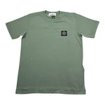 Stone Island T-Shirt tinta unita con Logo Verde per Bambino K2S162100002 VERDE STONE ISLAND 