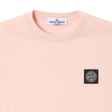 Stone Island T-Shirt tinta unita con Logo Rosa per Bambino K2S162100006 ROSA STONE ISLAND 