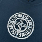 Stone Island T-Shirt tinta unita con Logo Blu per Bambino K2S162100008 BLU STONE ISLAND 