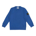 Stone Island Maglia tinta unita con Logo Cobalto per Bambino K2S165100002 COBALTO STONE ISLAND 